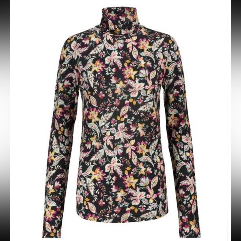 Isabel Marant - Floral Fluid Mock Neck Top NWT Size Small - Picture 2 of 3